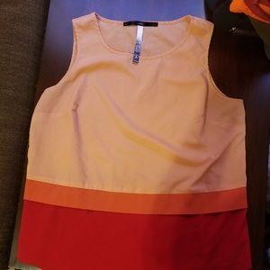 FWB Kensie Color Block Tank Large